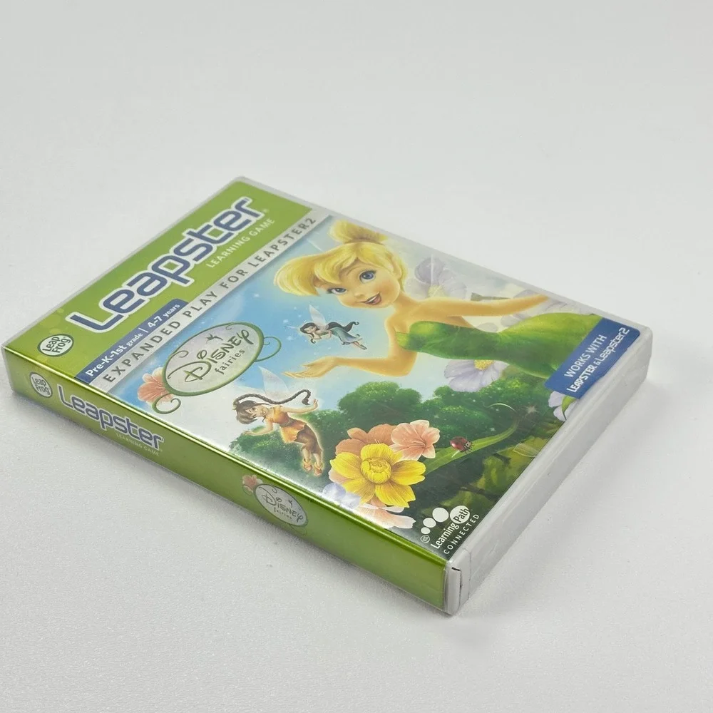 LeapFrog Leapster Learning Game Disney Fairies Tinker Bell‎ Math Ages 4-7 NEW
